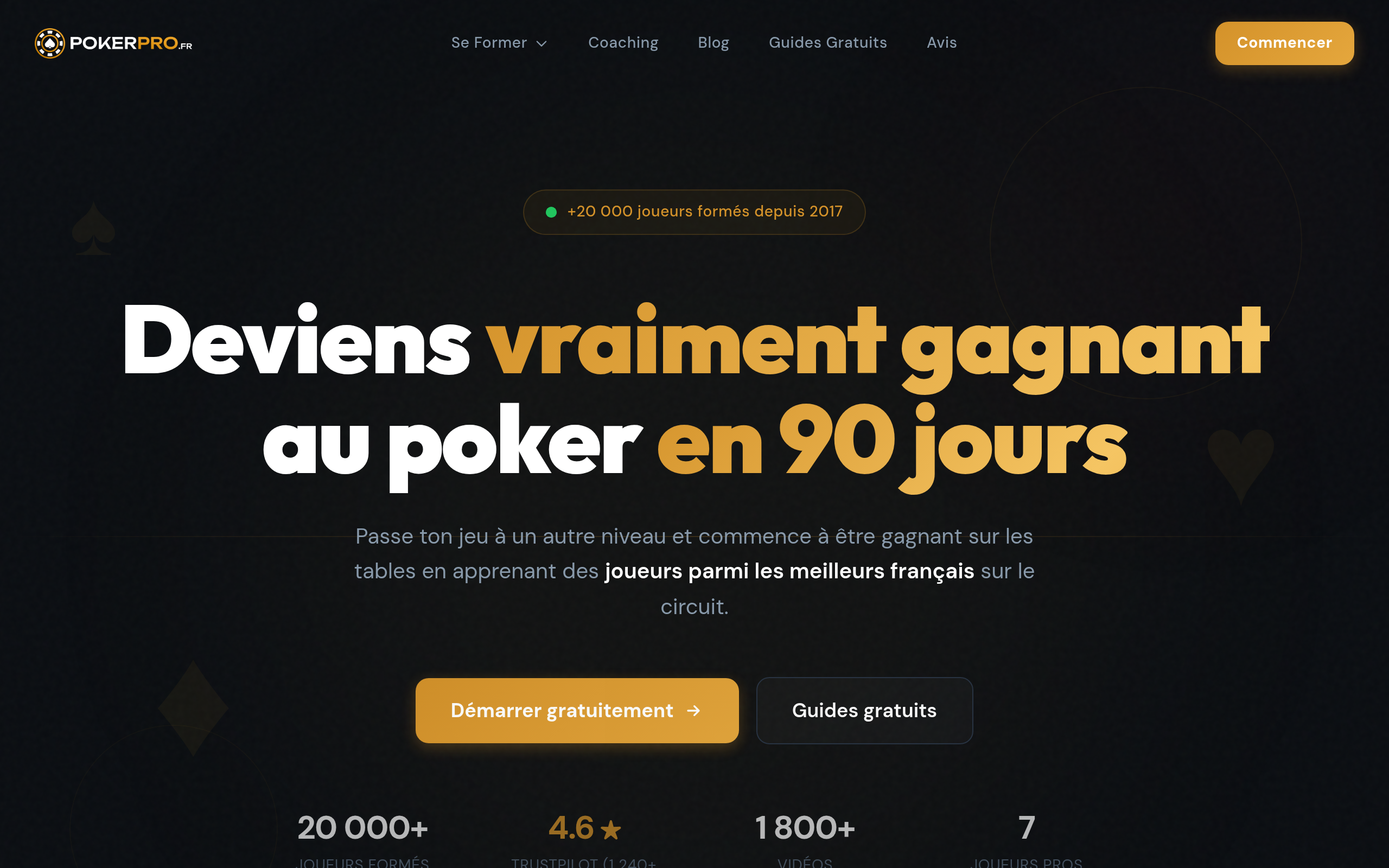 Refonte complète & migration SEO — pokerpro.fr