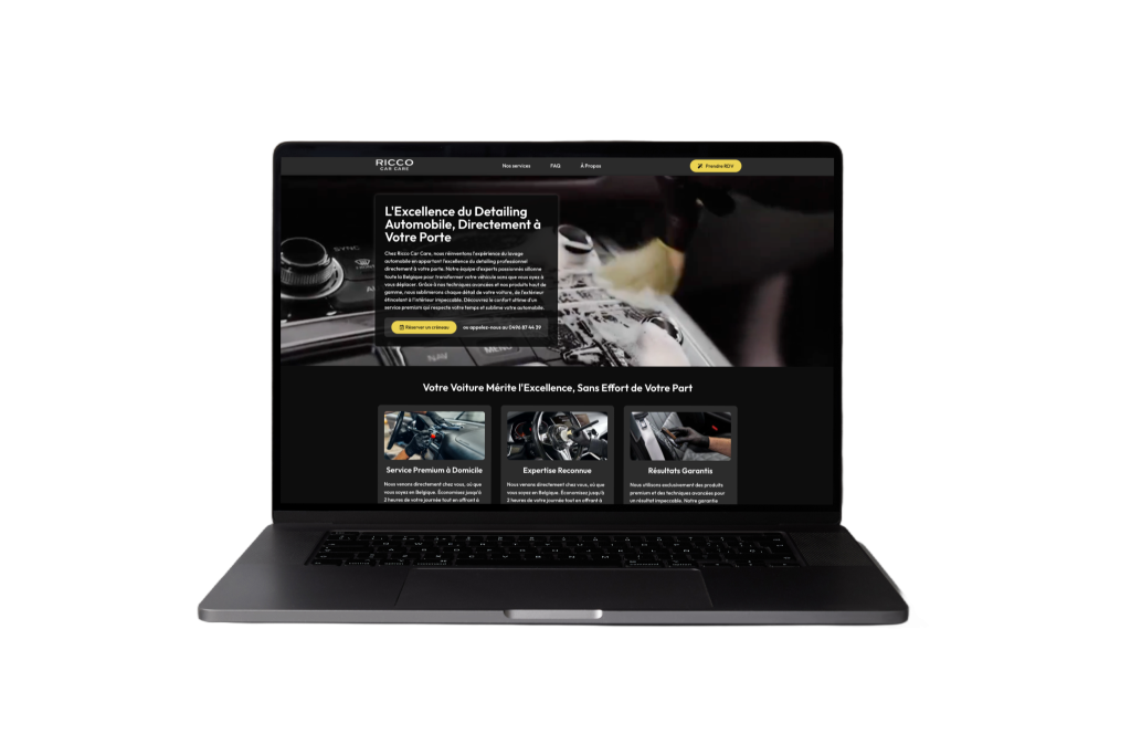 Illustration d'un site réalisé par l'agence Dwenola.com