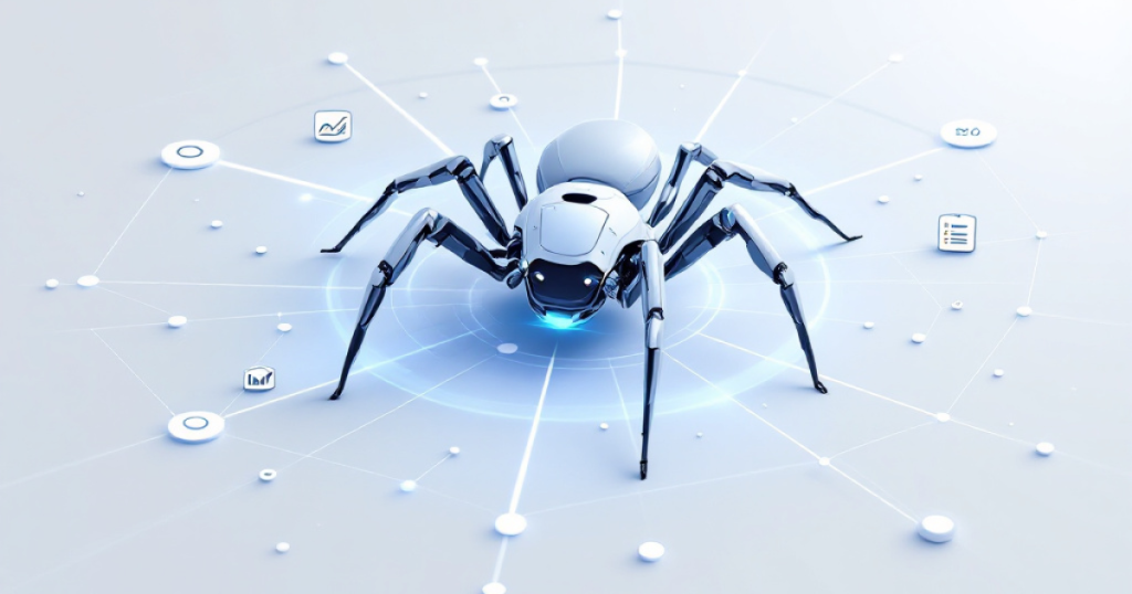 Illustration du crawl en SEO